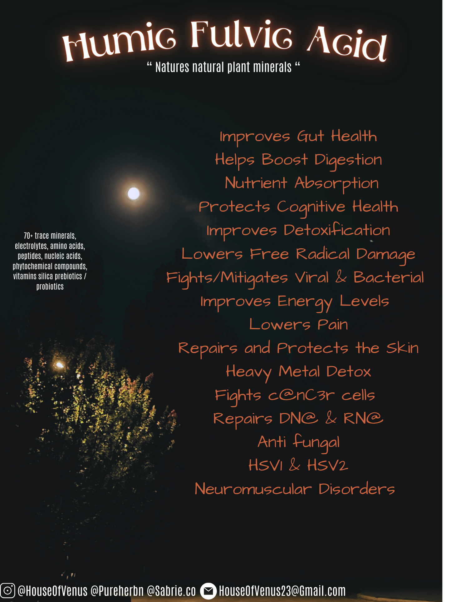 Humic fulvic acid