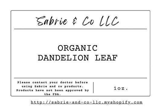 Organic Dandelion Leaf