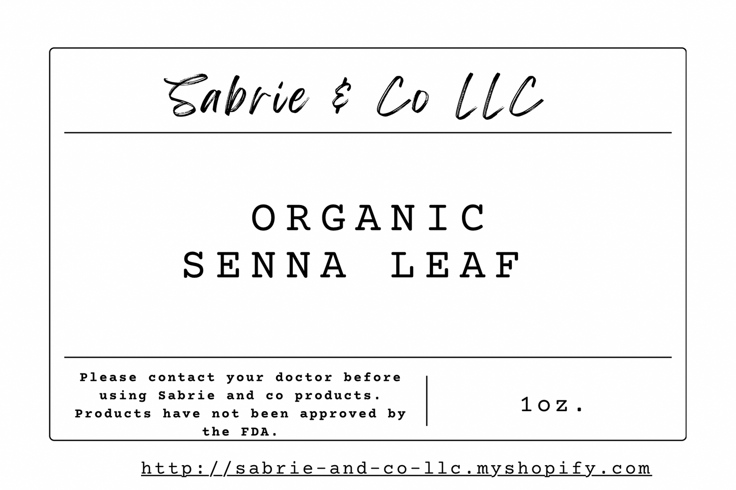 Organic Senna Leaf
