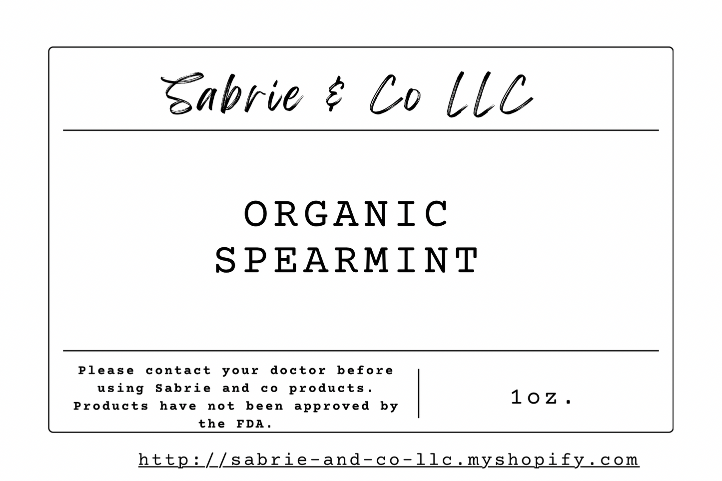 Organic Spearmint