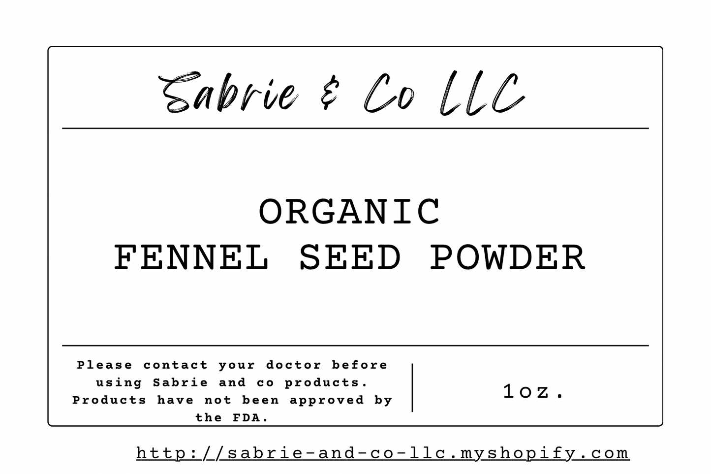 Organic Fennel Seed